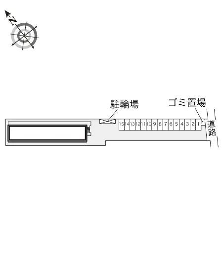 ★手数料０円★彦根市高宮町　月極駐車場（LP）